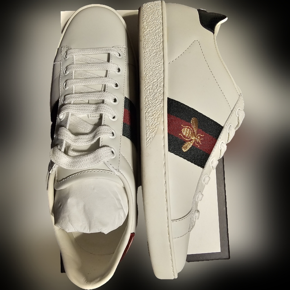 Gucci Women's Ace Bee Sneaker, Authentic